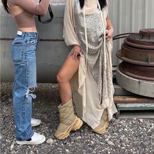 NWT Zara long dress with silver details